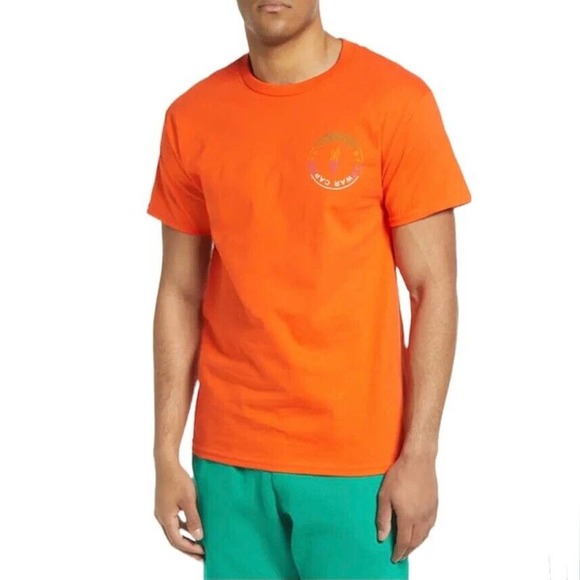 Carrots By Anwar Carrots Men's Circle Logo Tee T-Shirt in Orange in X-Large - Picture 2 of 2